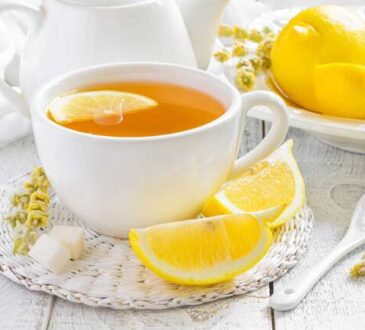 Lemon tea promotes a healthy lifestyle