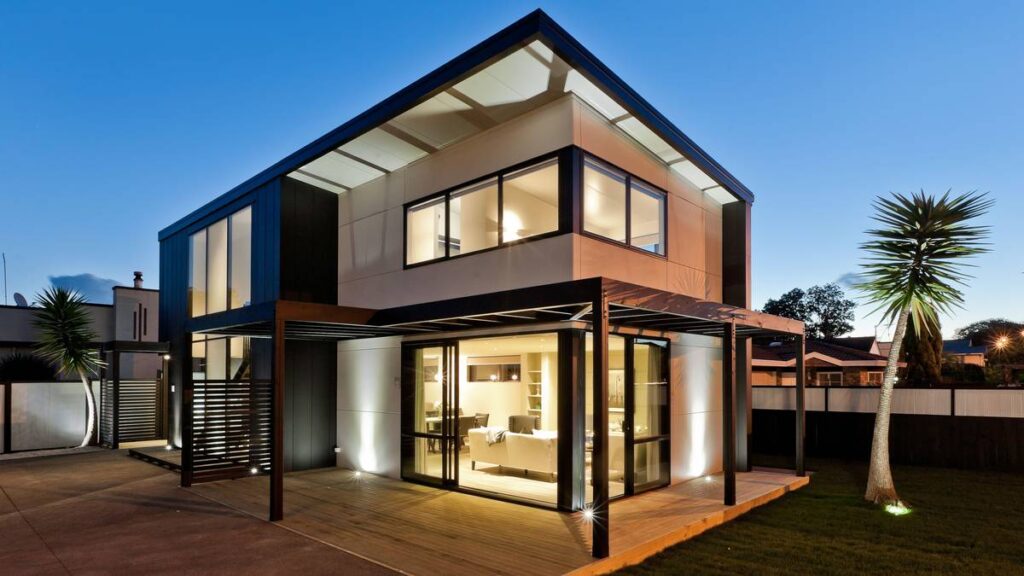 PV system in prefab house